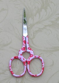 Heart Premium Scissors Pink Red Special